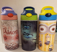 Load image into Gallery viewer, Tumbler-12oz Kid's Cup with flip lid