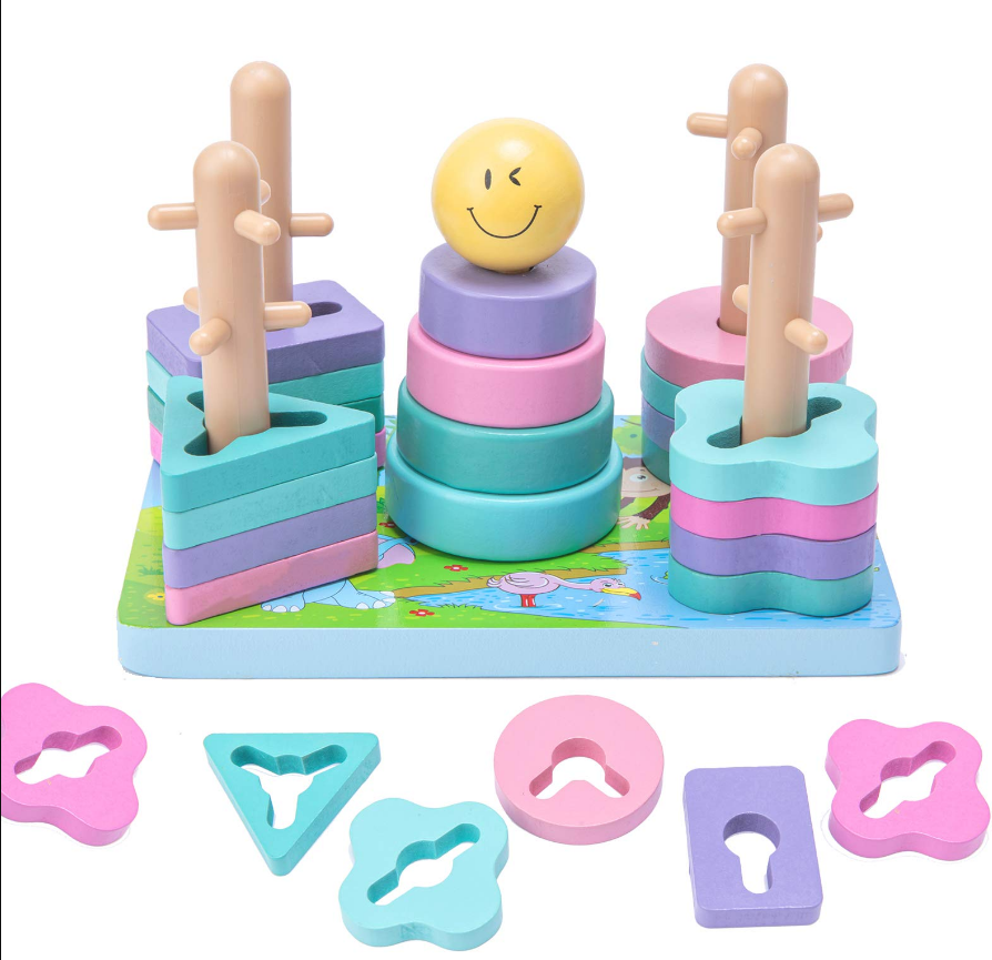 Educational-Pastel 5 stacker toy