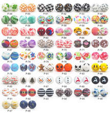 Load image into Gallery viewer, Silicone PRINTED 15mm beads BUY-IN (10 BEADS) PART 1

